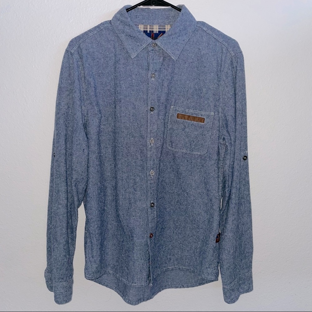 Lee Cooper Denim Jean Button Shirt